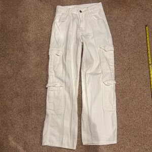 SHEIN White Flare & Wide Leg Jeans